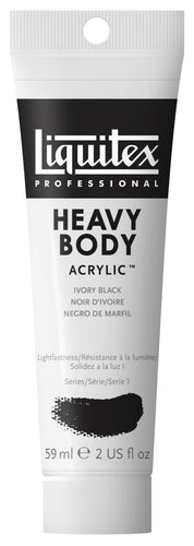 Ivory Black - Heavy Body Acrylic Paint