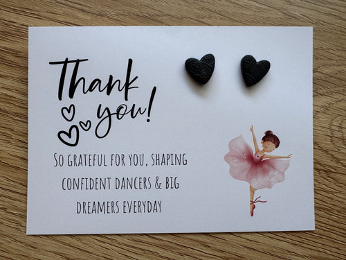 Dance Teacher Thank You Large Stud