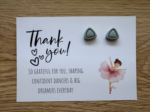 Dance Teacher Thank You Medium Stud