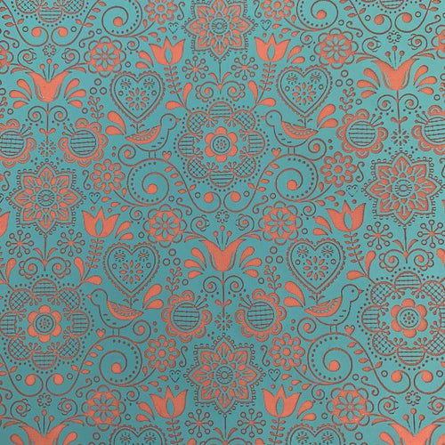 Folk Floral Silkscreen
