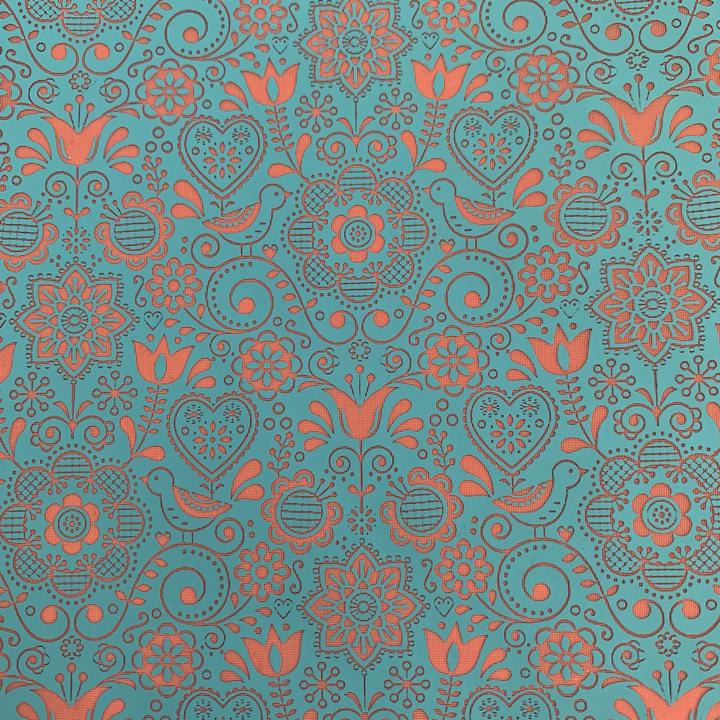 Folk Floral Silkscreen