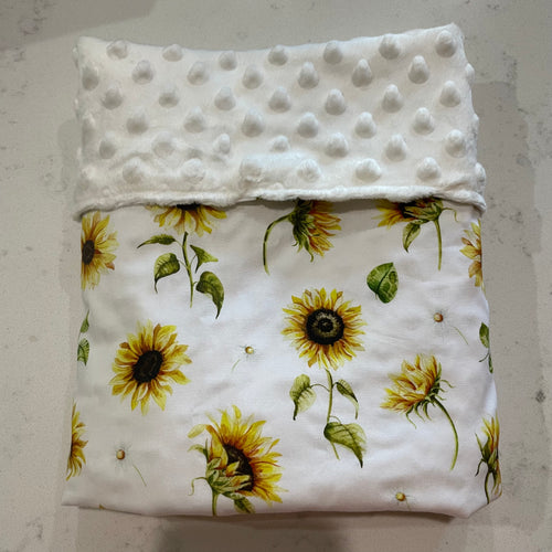 Sunflowers Pram Blanket
