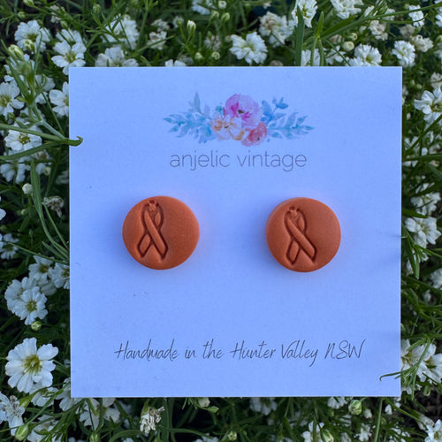Orange for a Cause Stud