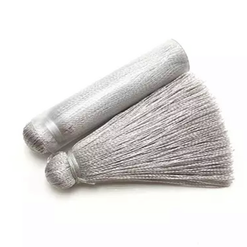 Grey 50mm Silk Tassels
