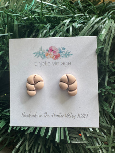 Christmas Candy Cane Studs