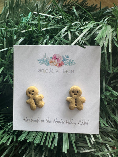 Christmas Gingerbread Studs