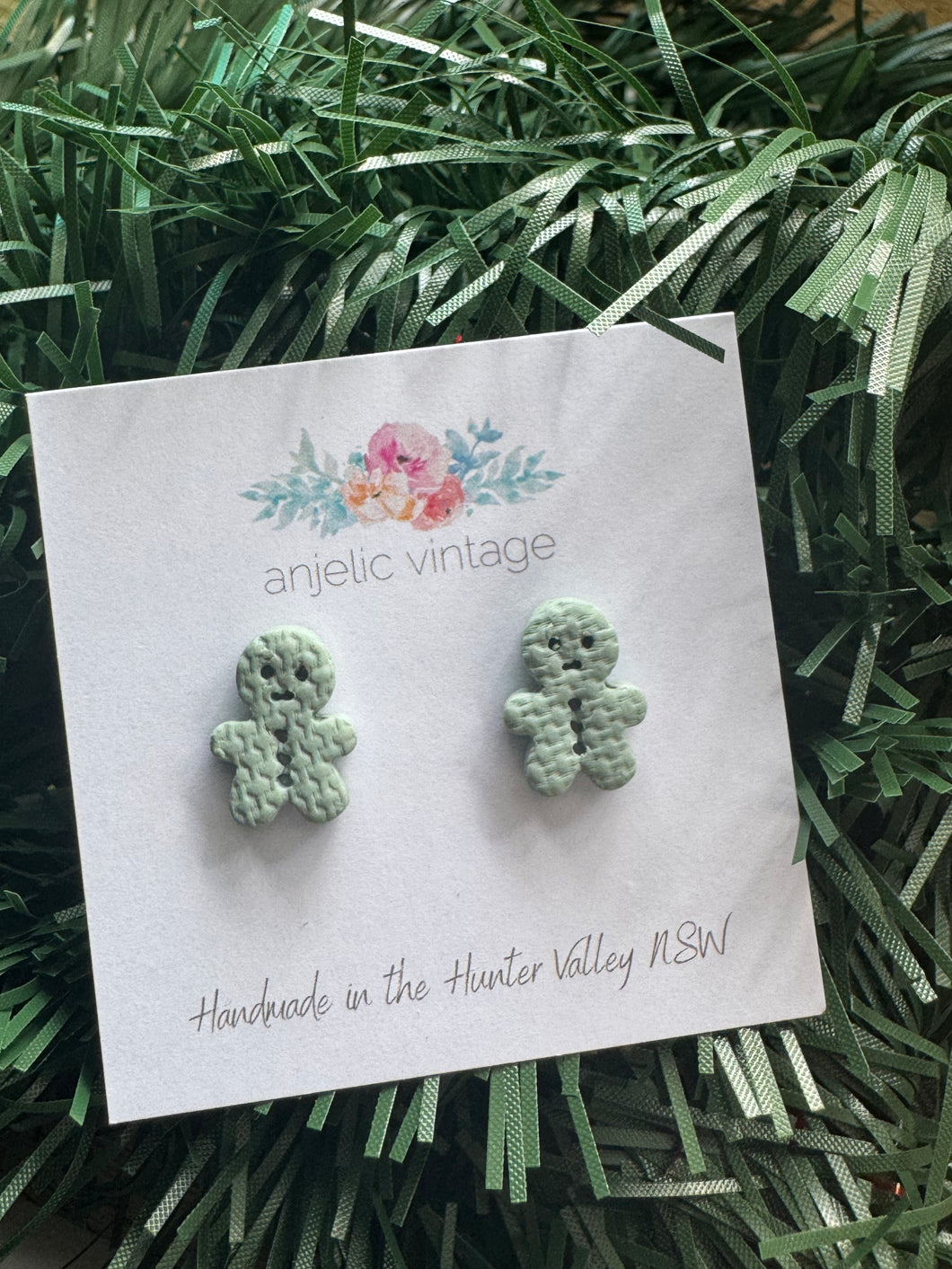 Christmas Gingerbread Studs