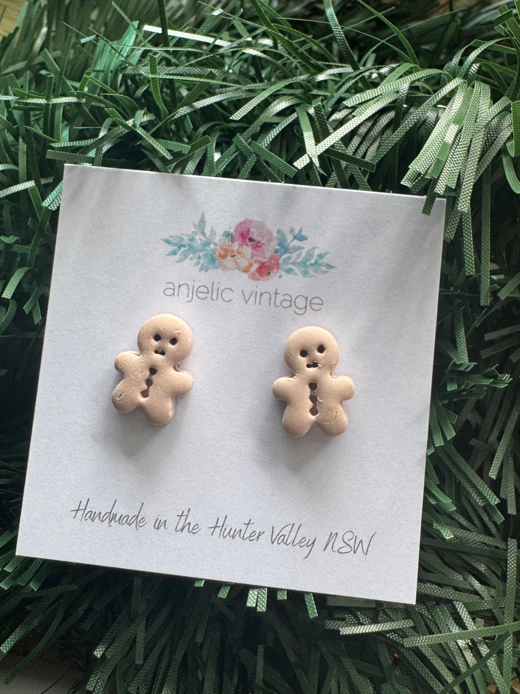 Christmas Gingerbread Studs
