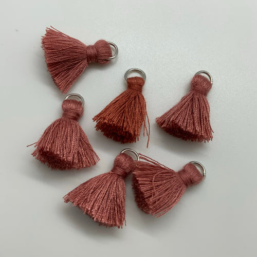 Dark Melon 20mm Cotton Tassel