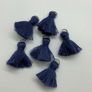 Navy 20mm Cotton Tassels