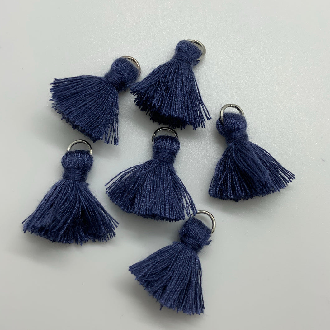 Navy 20mm Cotton Tassels